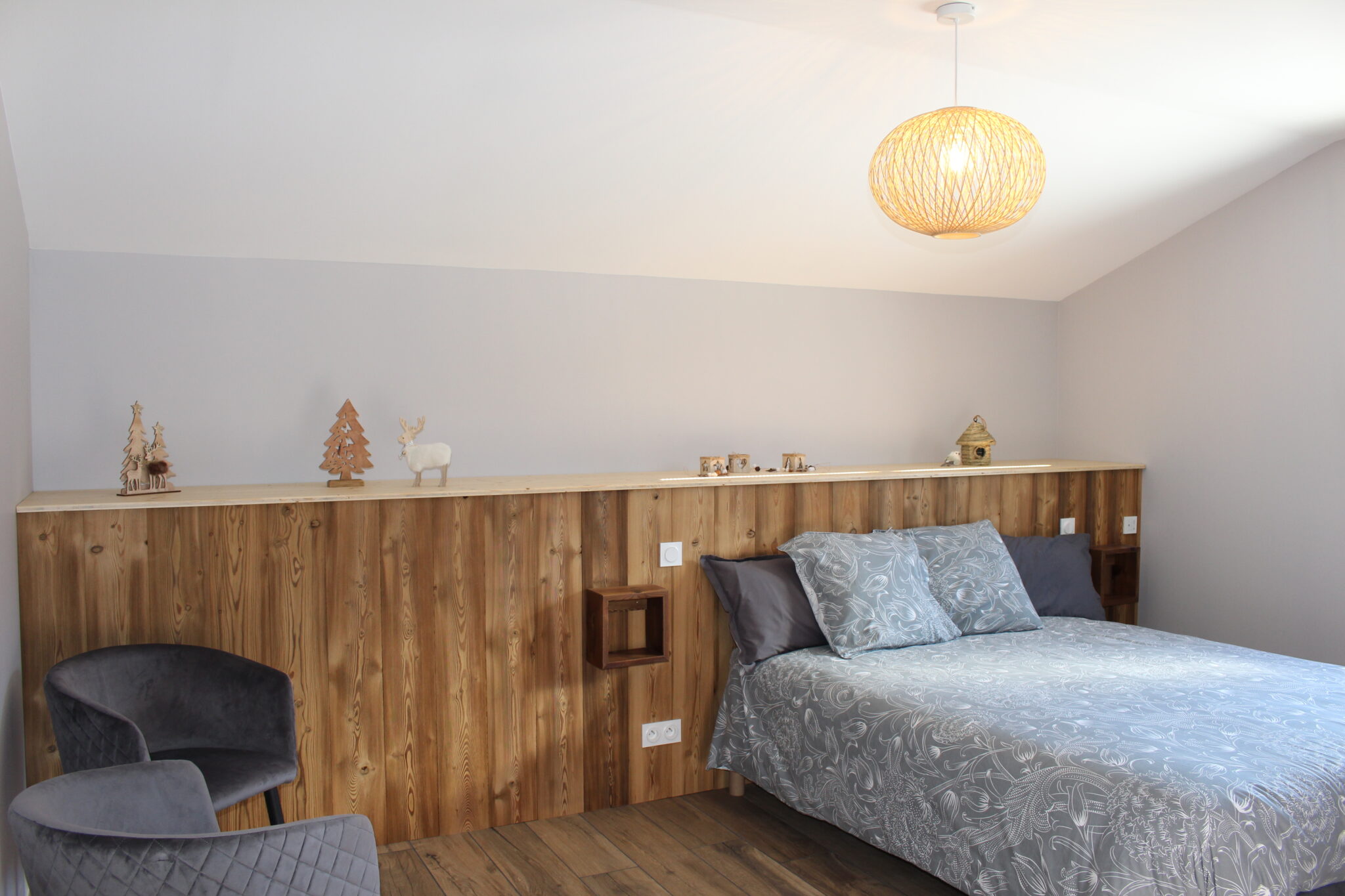 chambre lit double Liézey Vosges